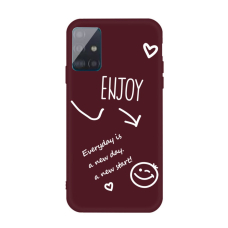 Samsung A71 bordo Tracy nugarėlė Enjoy