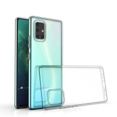 Samsung A71 skaidri ULTRA SLIM 2 mm nugarėlė