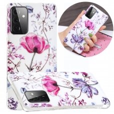 Samsung A72/A72 5G balta Tracy nugarėlė Lotus Flower