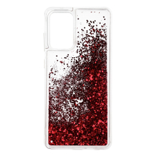 Samsung A72/A72 5G raudona WATER BALLS nugarėlė