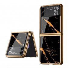 Samsung FLIP3 5G GKK GLASS nugarėlė Gold/Black