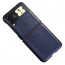 Samsung FLIP3 5G mėlyna Leather nugarėlė