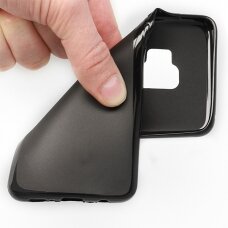 Samsung J1 ACE juodas lygmat silikonas