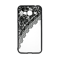 Samsung J3 2016 juoda LACE CASE D2B nugarėlė