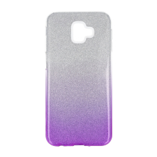 Samsung J6 PLUS violetinė GLITTER3 nugarėlė