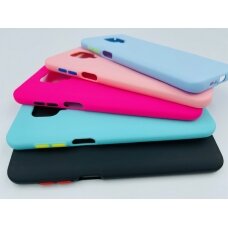 Samsung M31s juoda SOLID SILICONE nugarėlė