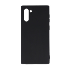 Samsung Note 10 juoda SILICONE LITE nugarėlė
