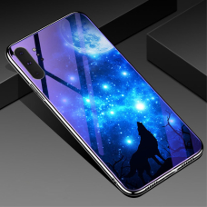 Samsung Note 10 PLUS blue ray glass nugarėlė Sky&Wolf