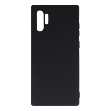 Samsung Note 10 PLUS juoda SILICONE LITE nugarėlė