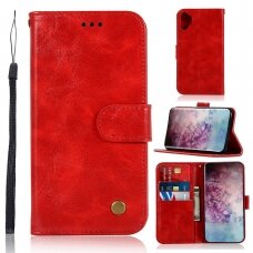 Samsung Note 10 PLUS raudonas VINTAGE3 dėklas
