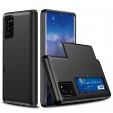 Samsung Note 20 juoda SLIDE CARD nugarėlė