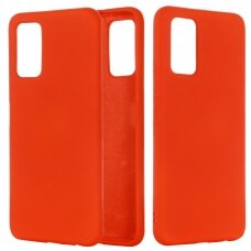 Samsung Note 20 raudona SILICONE LITE nugarėlė