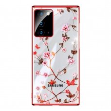 Samsung Note 20 raudona SULADA Bloom nugarėlė