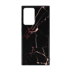 Samsung Note 20 ULTRA marble glass nugarėlė Black&Gold