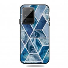 Samsung Note 20 ULTRA Tracy nugarėlė Geometric marble dark blue