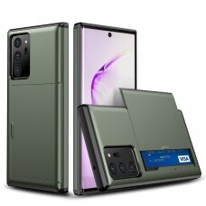 Samsung Note 20 Ultra žalia SLIDE CARD nugarėlė