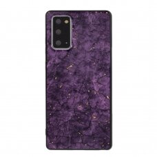 Samsung Note 20 violetinė EPOXY MARBLE nugarėlė