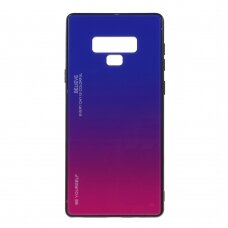 Samsung Note 9 mėlyna+rožinė tracy GLASS nugarėlė