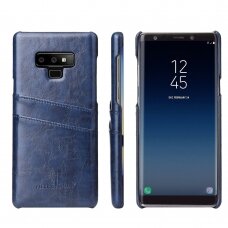 Samsung Note 9 Tracy mėlyna nugarėlė Leather Slot