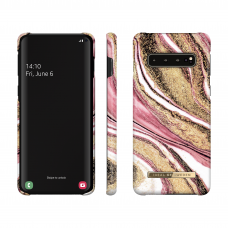 Samsung S10 iDeal Of Sweden nugarėlė Cosmic Pink Swirl