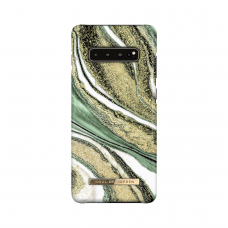 Samsung S10 PLUS iDeal Of Sweden nugarėlė Cosmic Green Swirl