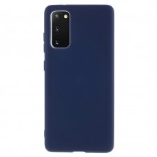 Samsung S20 FE mėlyna MAT+ nugarėlė