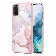 Samsung S20 PLUS Tracy nugarėlė MILKY WAY MARBLE Rausva