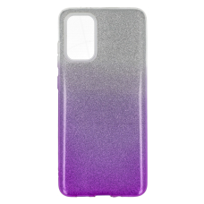 Samsung S20 PLUS violetinė GLITTER3 nugarėlė