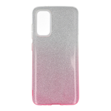 Samsung S20 rožinė GLITTER3 nugarėlė