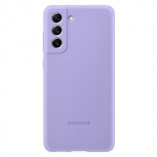 Samsung S21 FE violetinė originali Silikoninė nugarėlė EF-PG990TVEGWW