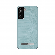 Samsung S21 PLUS iDeal Of Sweden nugarėlė Soft Blue Croco