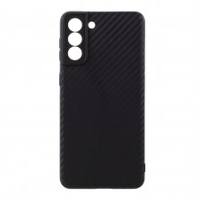 Samsung S21 PLUS Tracy juoda CARBON FIBER nugarėlė