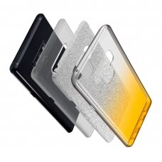 Samsung S22 PLUS aukso spalvos GLITTER3 nugarėlė