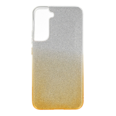 Samsung S22 PLUS aukso spalvos GLITTER3 nugarėlė