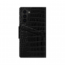Samsung S22 PLUS iDeal Of Sweden Atelier Wallet dėklas Neo Noir Croco