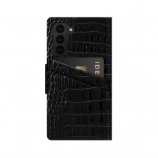 Samsung S22 PLUS iDeal Of Sweden Atelier Wallet dėklas Neo Noir Croco