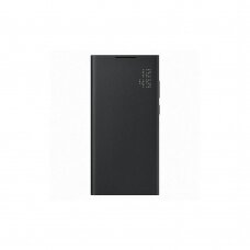 Samsung S22 PLUS juodas originalus LED dėklas EF-NS906PBEGEE
