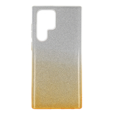 Samsung S22 ULTRA aukso spalvos GLITTER3 nugarėlė