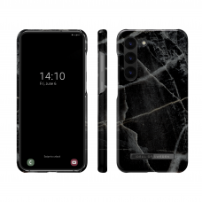 Samsung S23 PLUS iDeal Of Sweden nugarėlė Black Thunder Marble