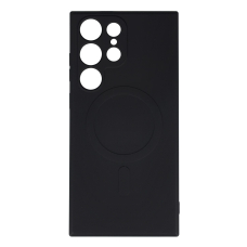 Samsung S23 ULTRA black MERCURY SILICONE MAGSAFE nugarėlė