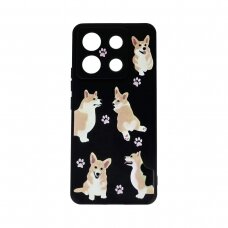 Samsung S23 ULTRA black nugarėlė Corgi Design00303