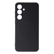 Samsung S24 FE black MERCURY SILICONE MAGSAFE nugarėlė