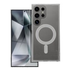 Samsung S25 EDGE clear MagSilicone nugarėlė