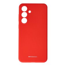 Samsung S25 FE red MERCURY SILICONE nugarėlė