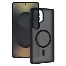 Samsung S25 / S24 black AURA MATTE Magnetic nugarėlė