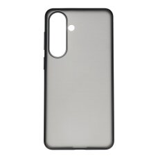 Samsung S26+ black FROSTED ANTI-DROP Mr. Monkey nugarėlė