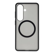 Samsung S26 black Magnetic FROSTED ANTI-DROP Mr. Monkey nugarėlė