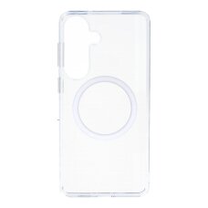 Samsung S26 PLUS clear Magnetic CRYSTAL+ Mr. Monkey nugarėlė