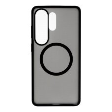 Samsung S26 ULTRA black Magnetic FROSTED ANTI-DROP Mr. Monkey nugarėlė