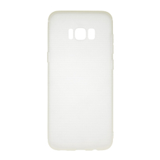 Samsung S8+ balta Shengo MATTE TPU nugarėlė